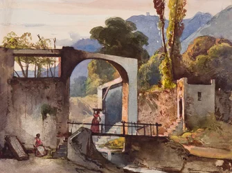 Möglicherweise das Belvedere in Sorrent, mit Ergänzungen von Prinz Francesco d